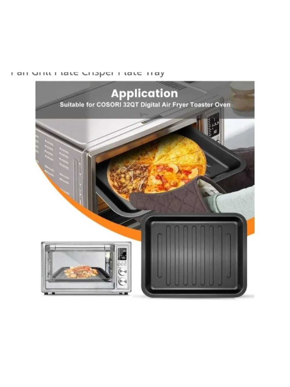 Non-Stick Air Fryer Replace Grill Pan COSORI CO130-AO CS130-AO 32QT Air Fryer
